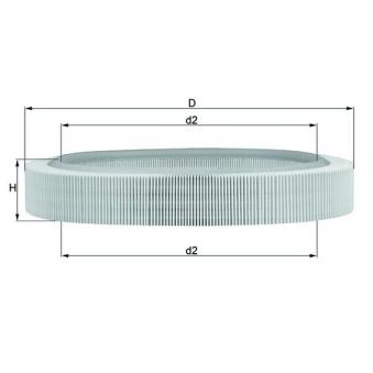 Filtre à air MAHLE OEM A0020945804