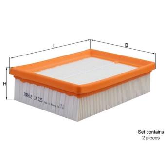 Filtre à air MAHLE OEM 030198620 Filtre à air MAHLE OEM 030198620