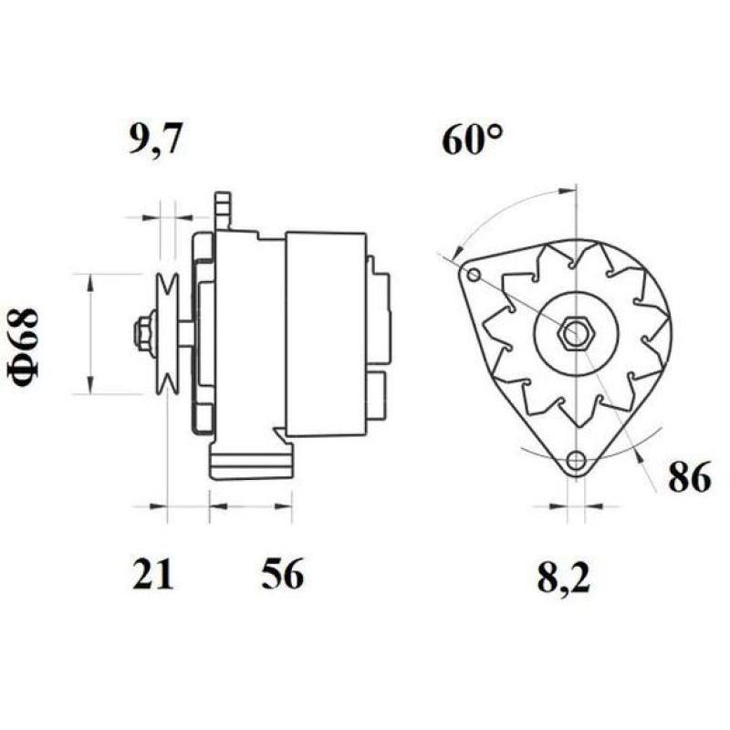 Alternateur MAHLE MG 104 - Visuel 1