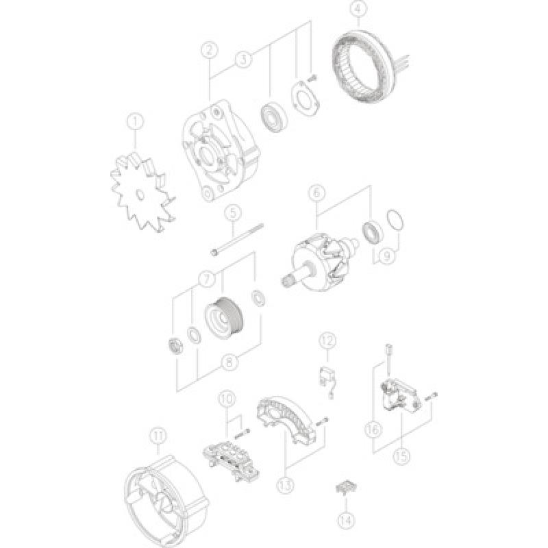 Alternateur MAHLE MG 104 - Visuel 2