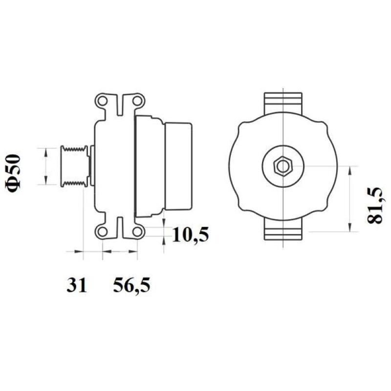 Alternateur MAHLE MG 1090 - Visuel 1