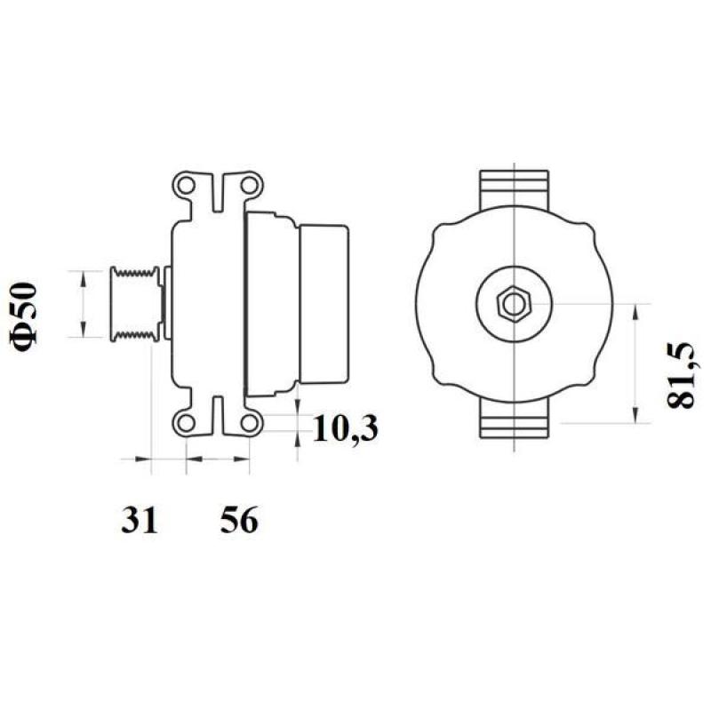 Alternateur MAHLE MG 1092 - Visuel 1