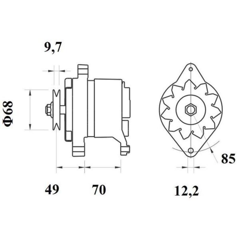 Alternateur MAHLE MG 156 - Visuel 1