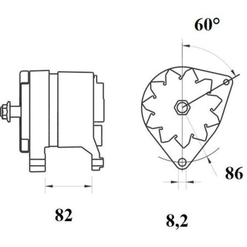 Alternateur MAHLE MG 216 - Visuel 1