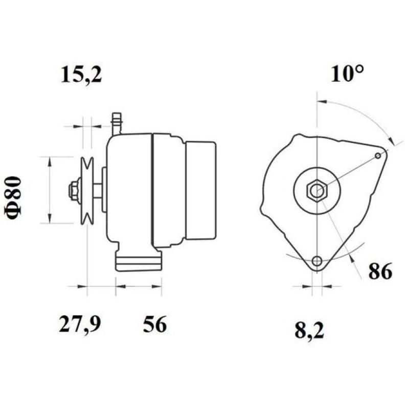 Alternateur MAHLE MG 234 - Visuel 1