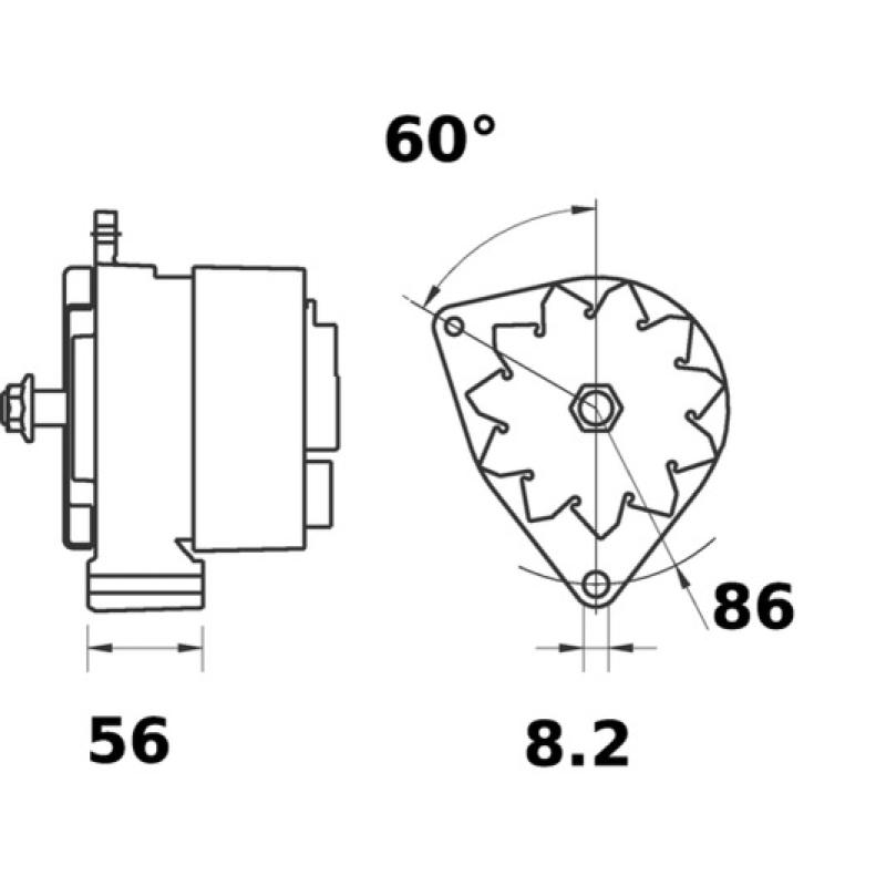 Alternateur MAHLE MG 314 - Visuel 2