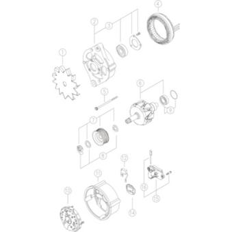 Alternateur MAHLE OEM 2871C202