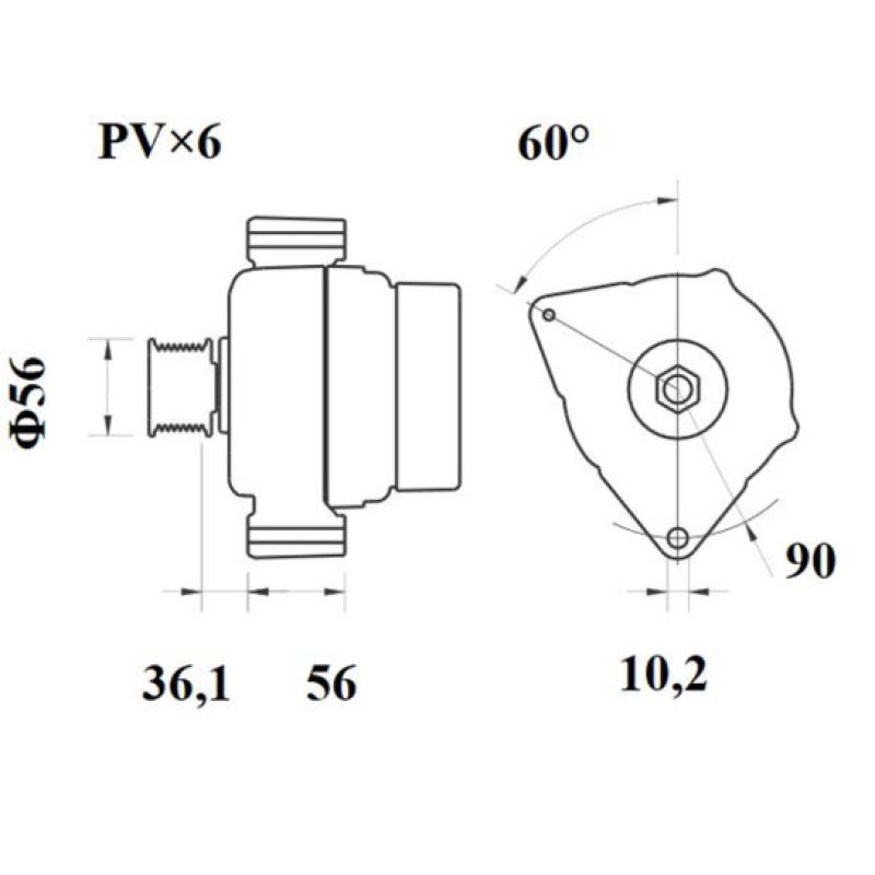 Alternateur MAHLE MG 352 - Visuel 1