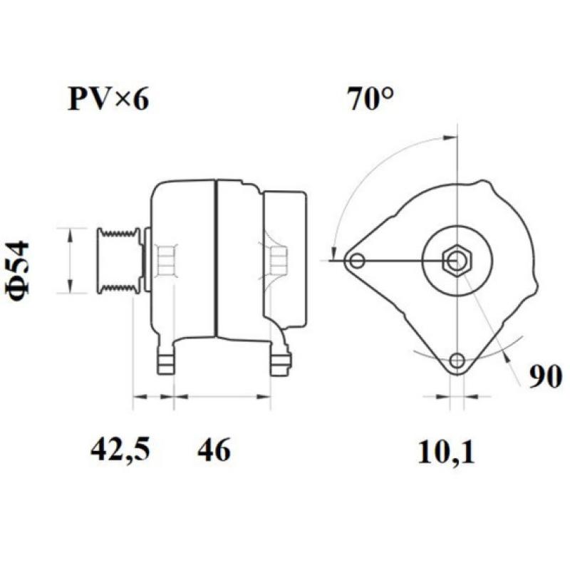 Alternateur MAHLE MG 356 - Visuel 1
