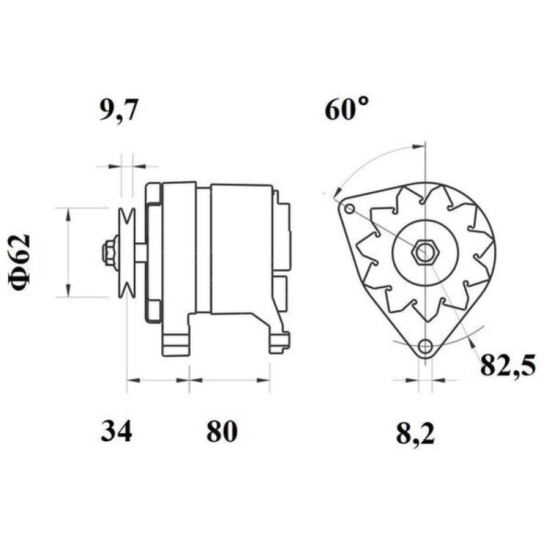 Alternateur MAHLE MG 372 - Visuel 1
