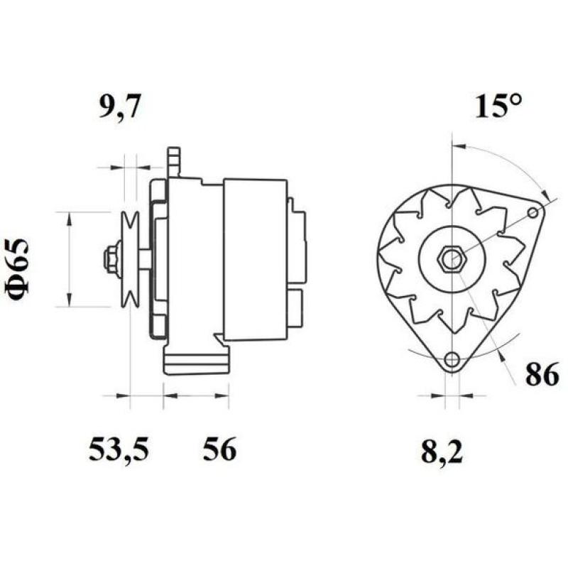 Alternateur MAHLE MG 376 - Visuel 1