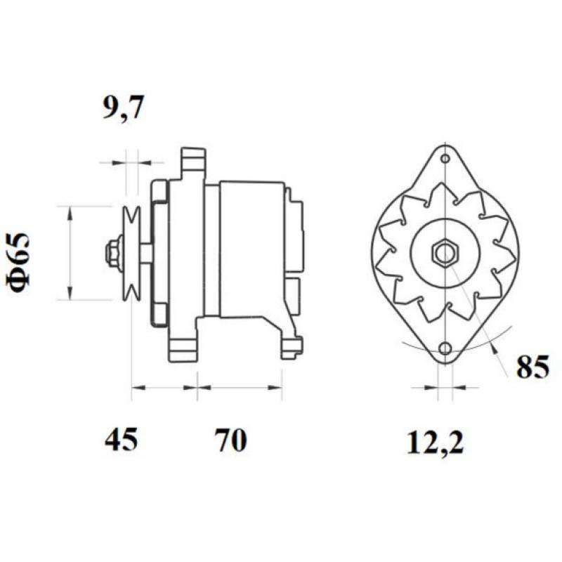 Alternateur MAHLE MG 423 - Visuel 1