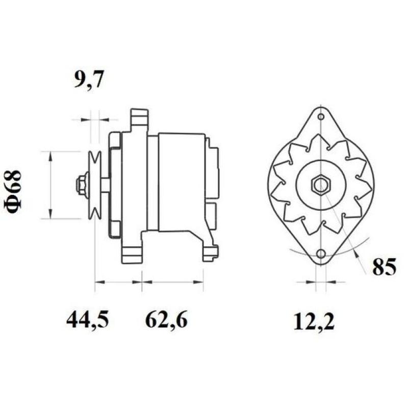 Alternateur MAHLE MG 43 - Visuel 1
