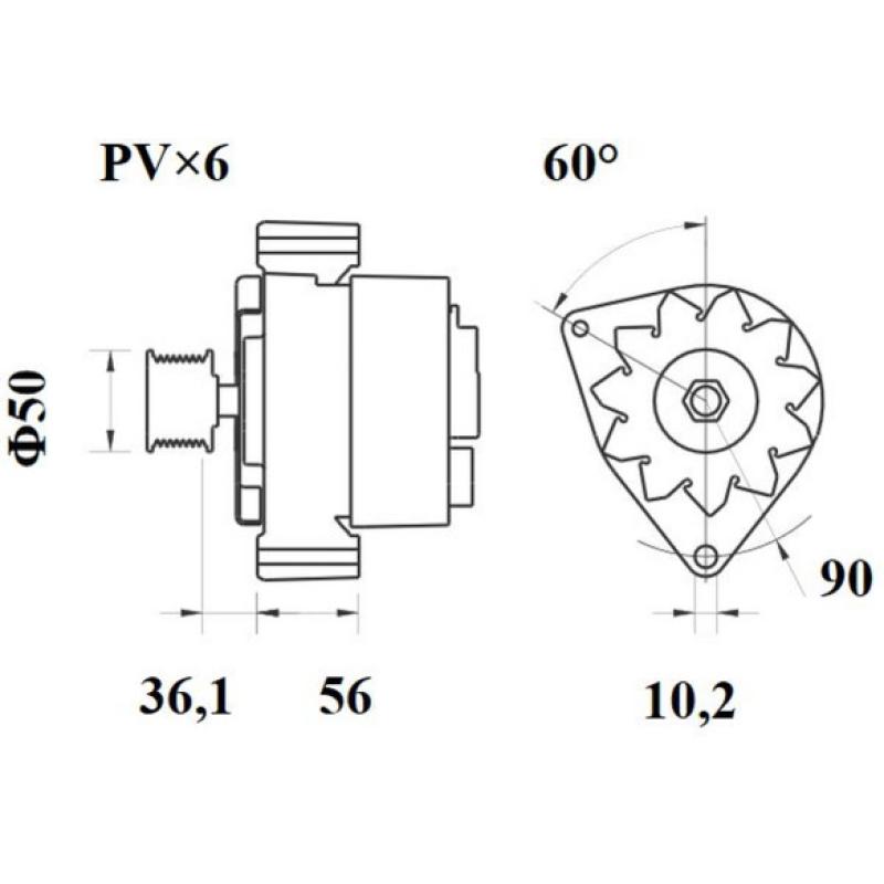 Alternateur MAHLE MG 430 - Visuel 1