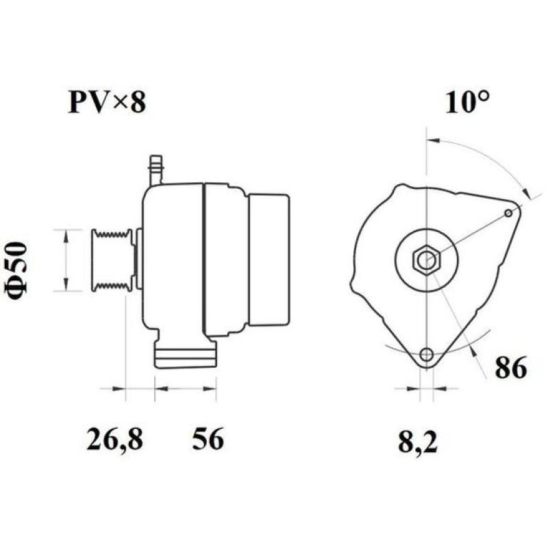 Alternateur MAHLE MG 435 - Visuel 1