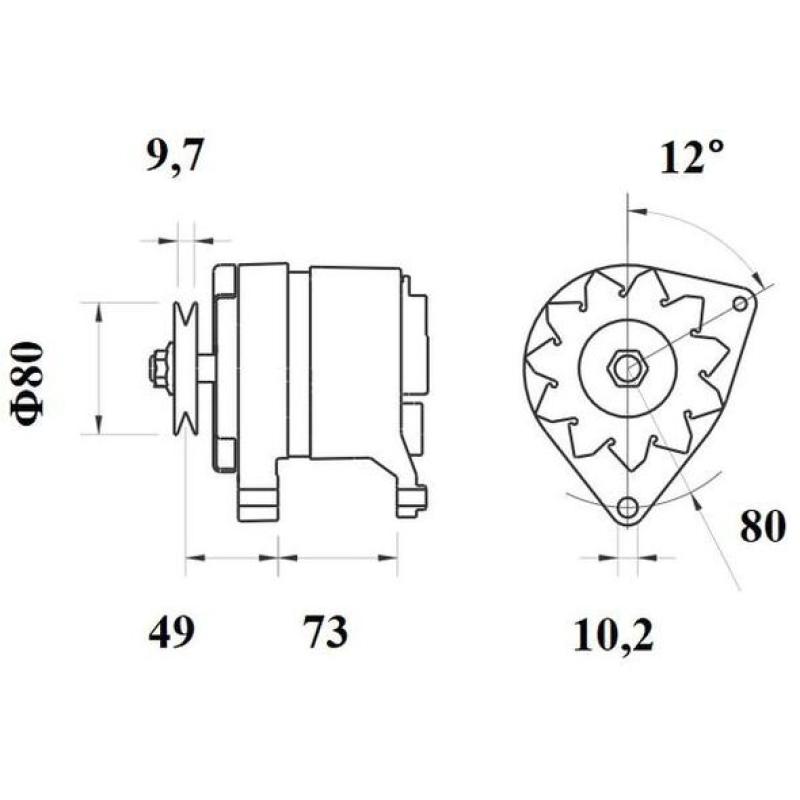 Alternateur MAHLE MG 437 - Visuel 1