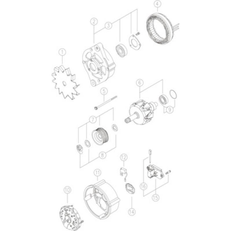 Alternateur MAHLE MG 485 - Visuel 2