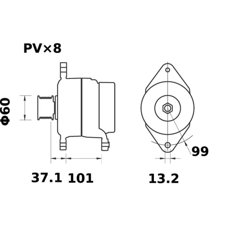 Alternateur MAHLE MG 51 - Visuel 1