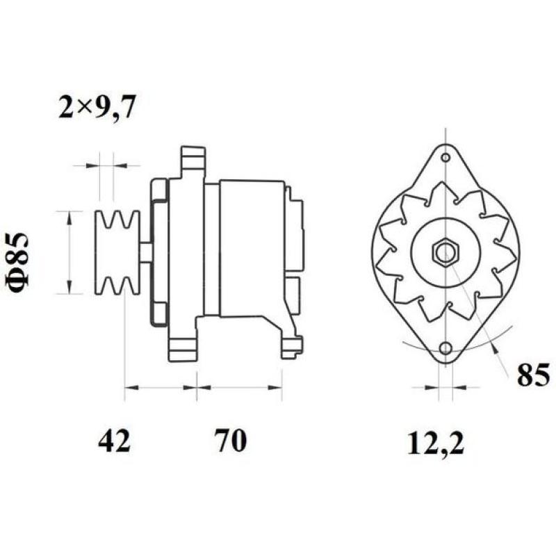 Alternateur MAHLE MG 524 - Visuel 1