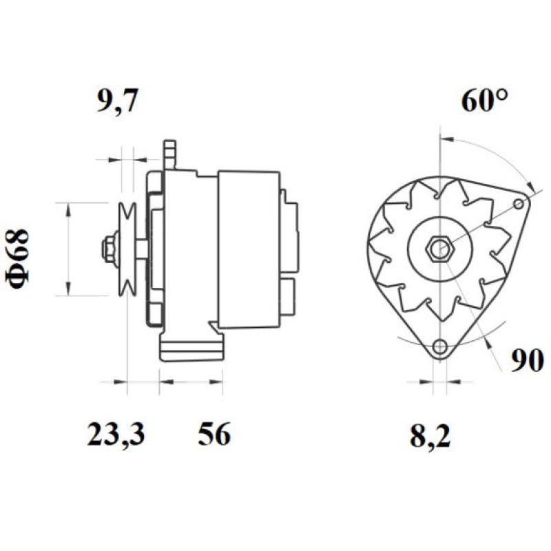 Alternateur MAHLE MG 532 - Visuel 1