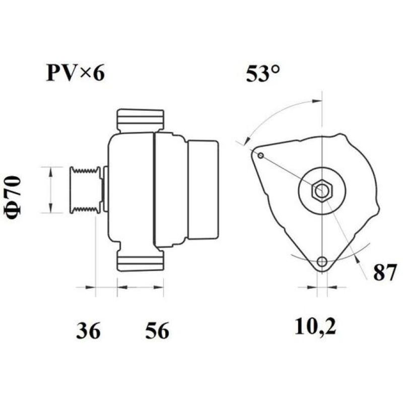 Alternateur MAHLE MG 96 - Visuel 1