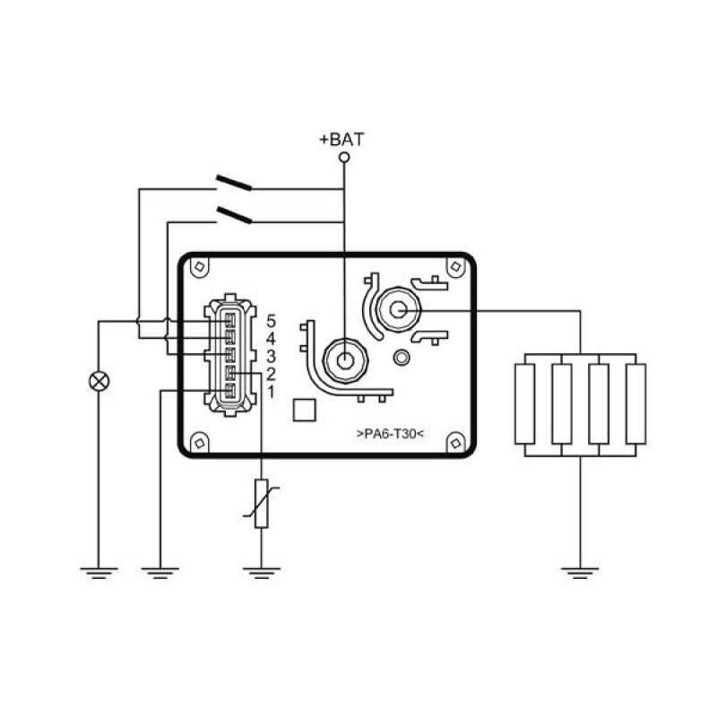 Appareil de commande, temps de préchauffage MAHLE MHG 54 - Visuel 1