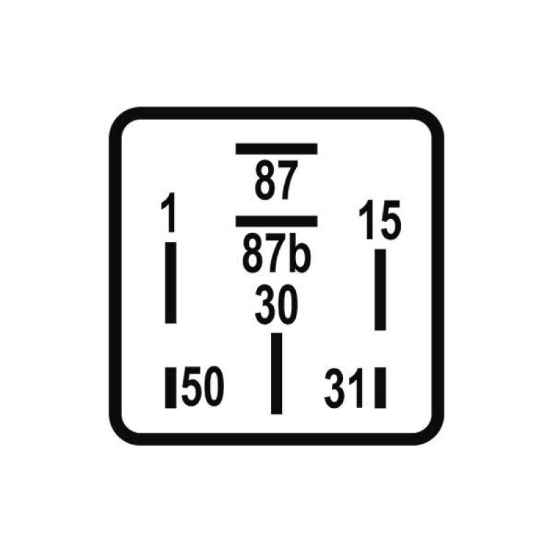 Relais, pompe à carburant MAHLE MR 117 - Visuel 1