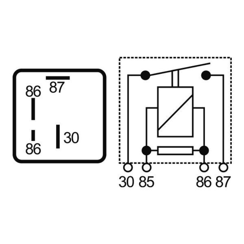 Relais, pompe à carburant MAHLE MR 120 - Visuel 1