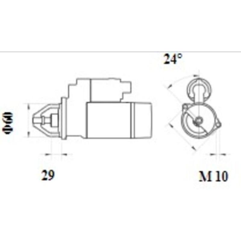 Démarreur MAHLE MS 1073 - Visuel 1
