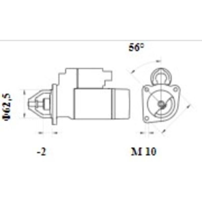 Démarreur MAHLE MS 1089 - Visuel 1