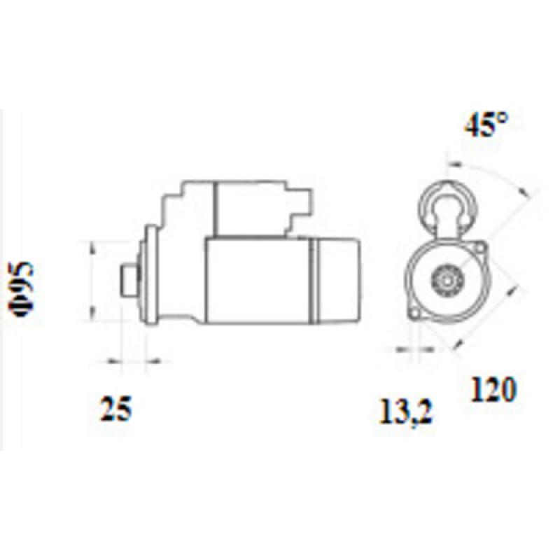Démarreur MAHLE MS 1140 - Visuel 1