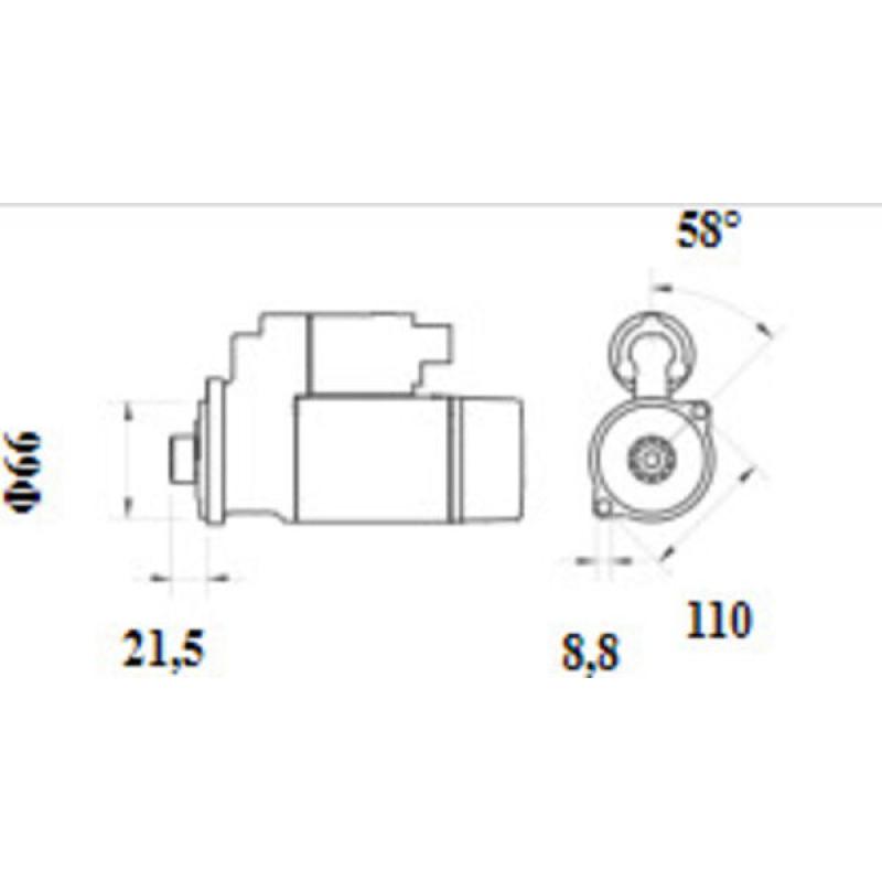 Démarreur MAHLE MS 1146 - Visuel 1