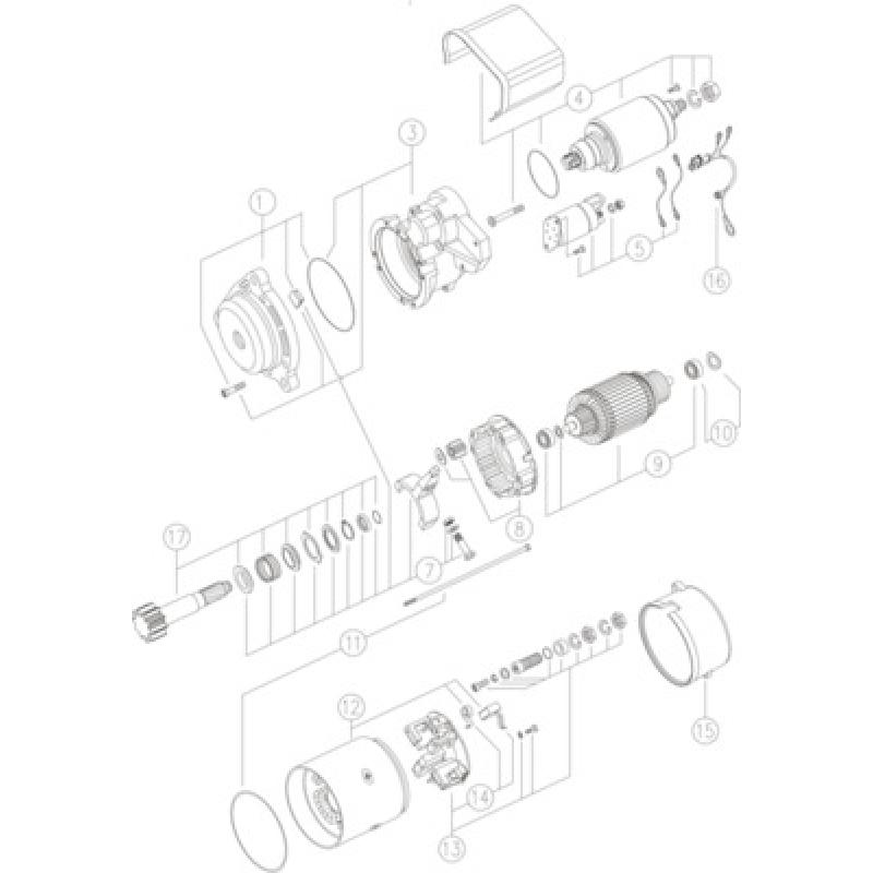 Démarreur MAHLE MS 144 - Visuel 2