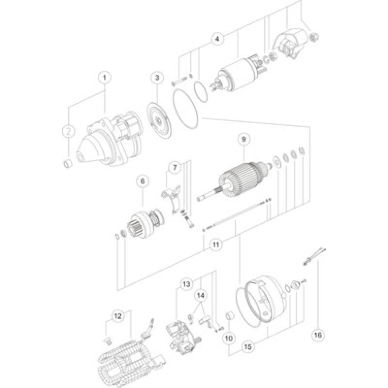 Démarreur MAHLE MS 157 - Visuel 2