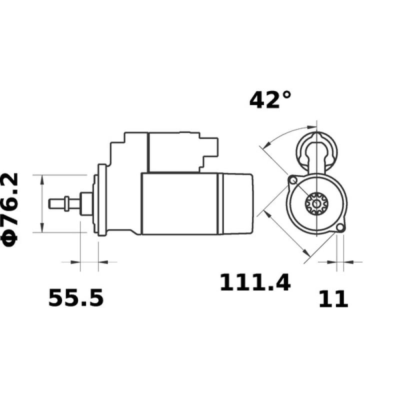 Démarreur MAHLE MS 227 - Visuel 1