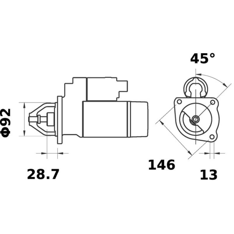 Démarreur MAHLE MS 267 - Visuel 1