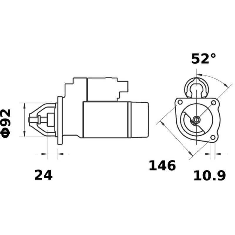 Démarreur MAHLE MS 268 - Visuel 1