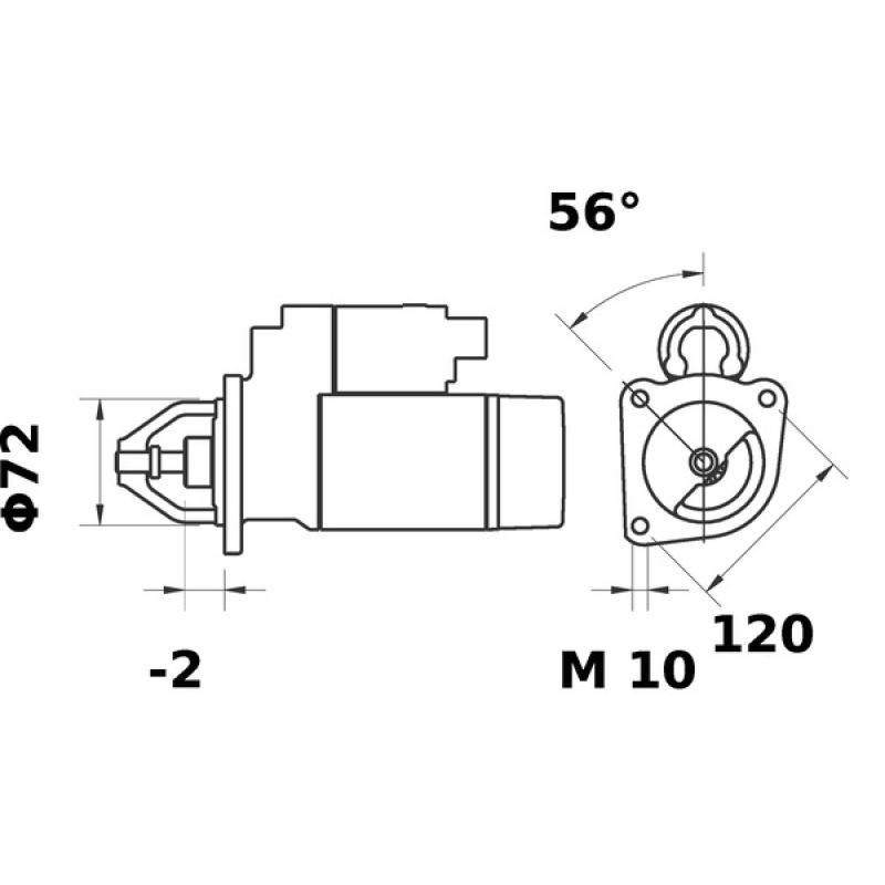 Démarreur MAHLE MS 32 - Visuel 1