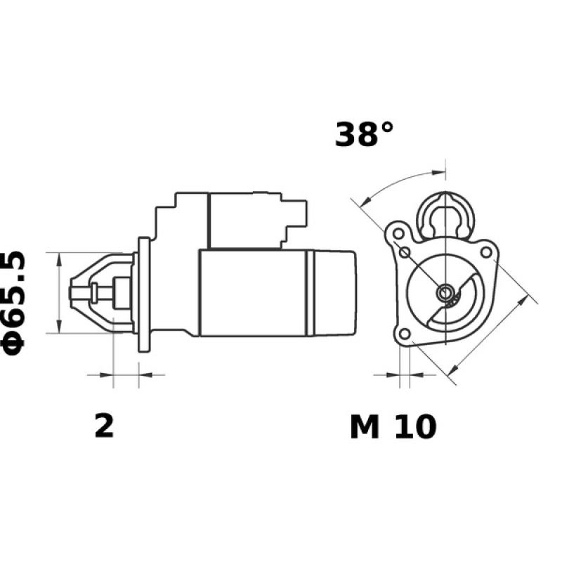 Démarreur MAHLE MS 324 - Visuel 1