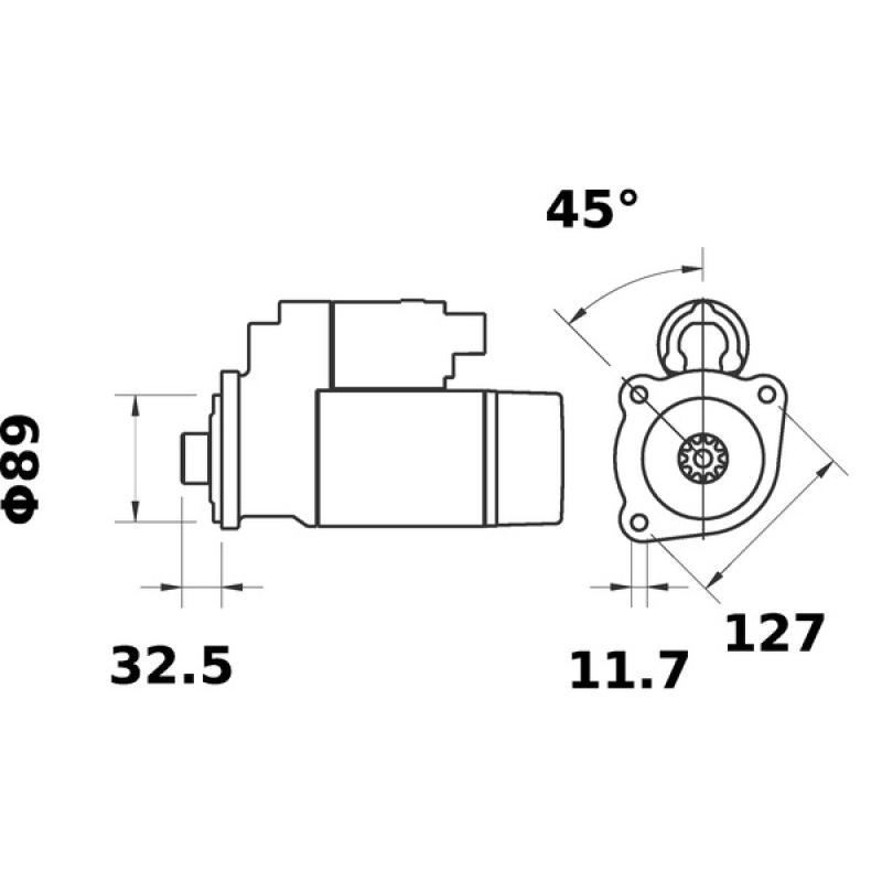 Démarreur MAHLE MS 447 - Visuel 1
