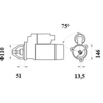 Démarreur MAHLE OEM 1357210