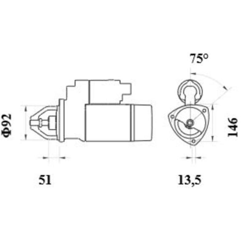 Démarreur MAHLE MS 463 - Visuel 1