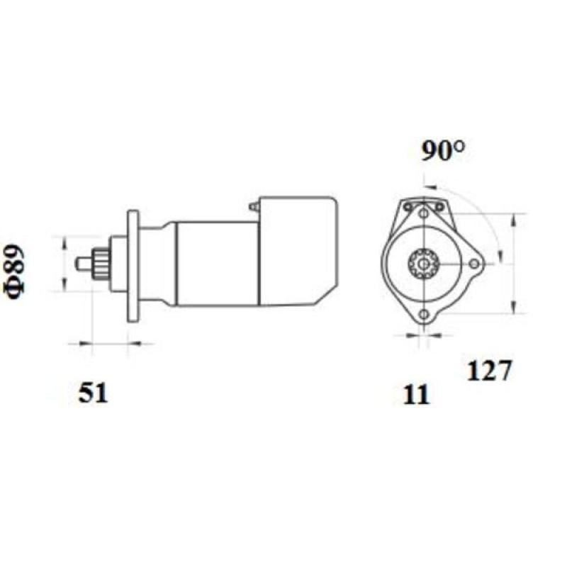 Démarreur MAHLE MS 714 - Visuel 1