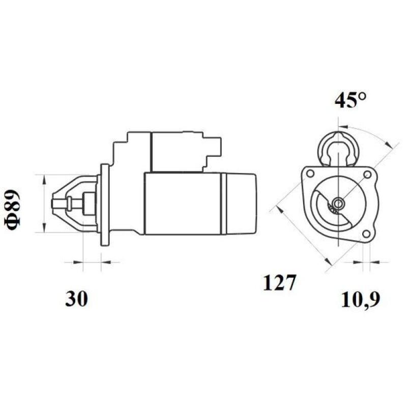 Démarreur MAHLE MS 719 - Visuel 1