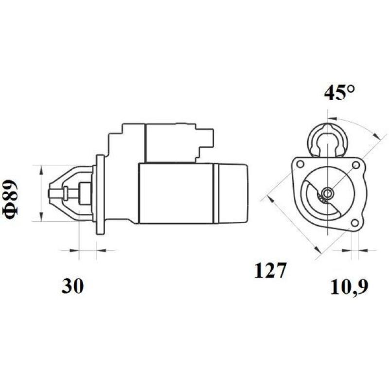 Démarreur MAHLE MS 724 - Visuel 1