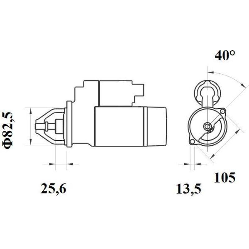 Démarreur MAHLE MS 738 - Visuel 1
