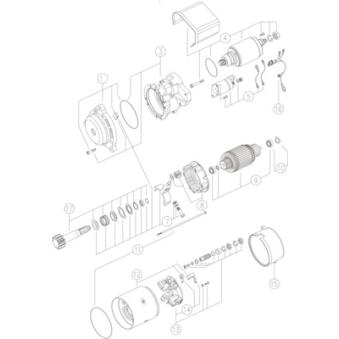 Démarreur MAHLE OEM 4N8253