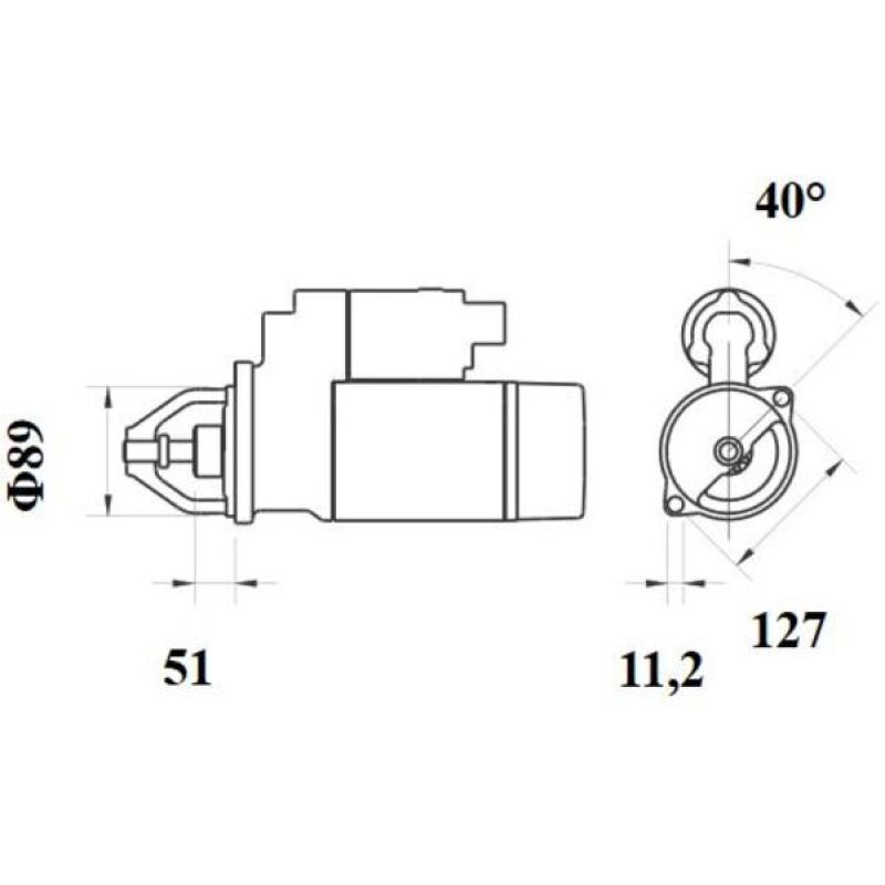 Démarreur MAHLE MS 894 - Visuel 1
