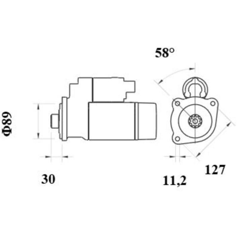 Démarreur MAHLE MS 970 - Visuel 1