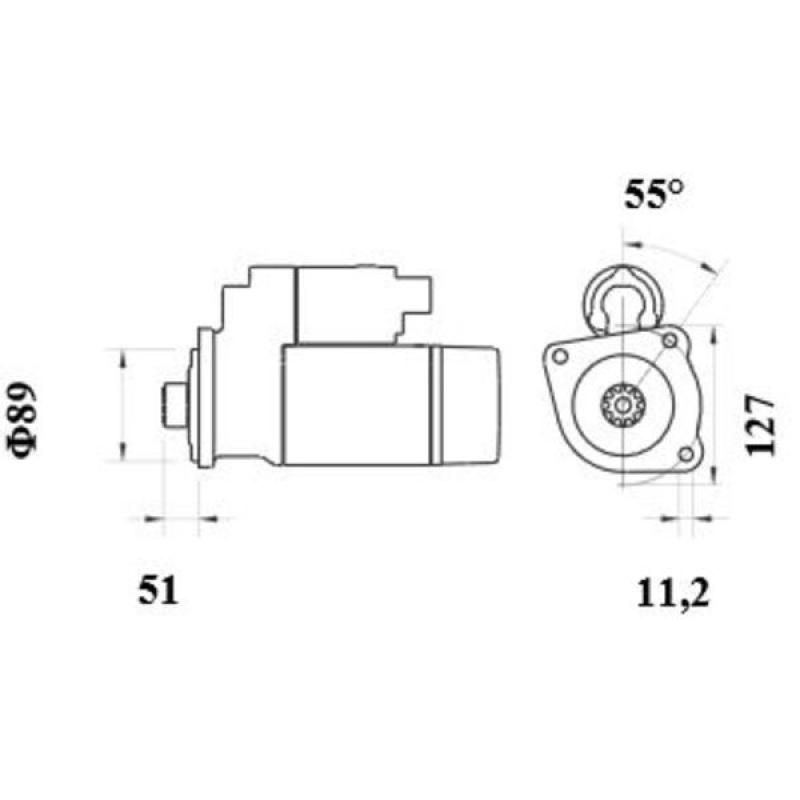 Démarreur MAHLE MS 971 - Visuel 1